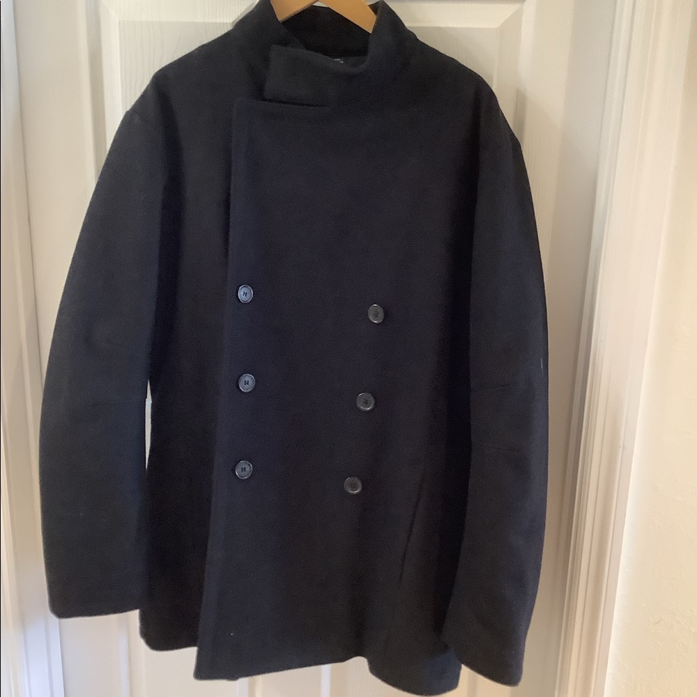MEN TOMMY HILFIGER NAVY WOOL JACKET - Picture 2 of 13
